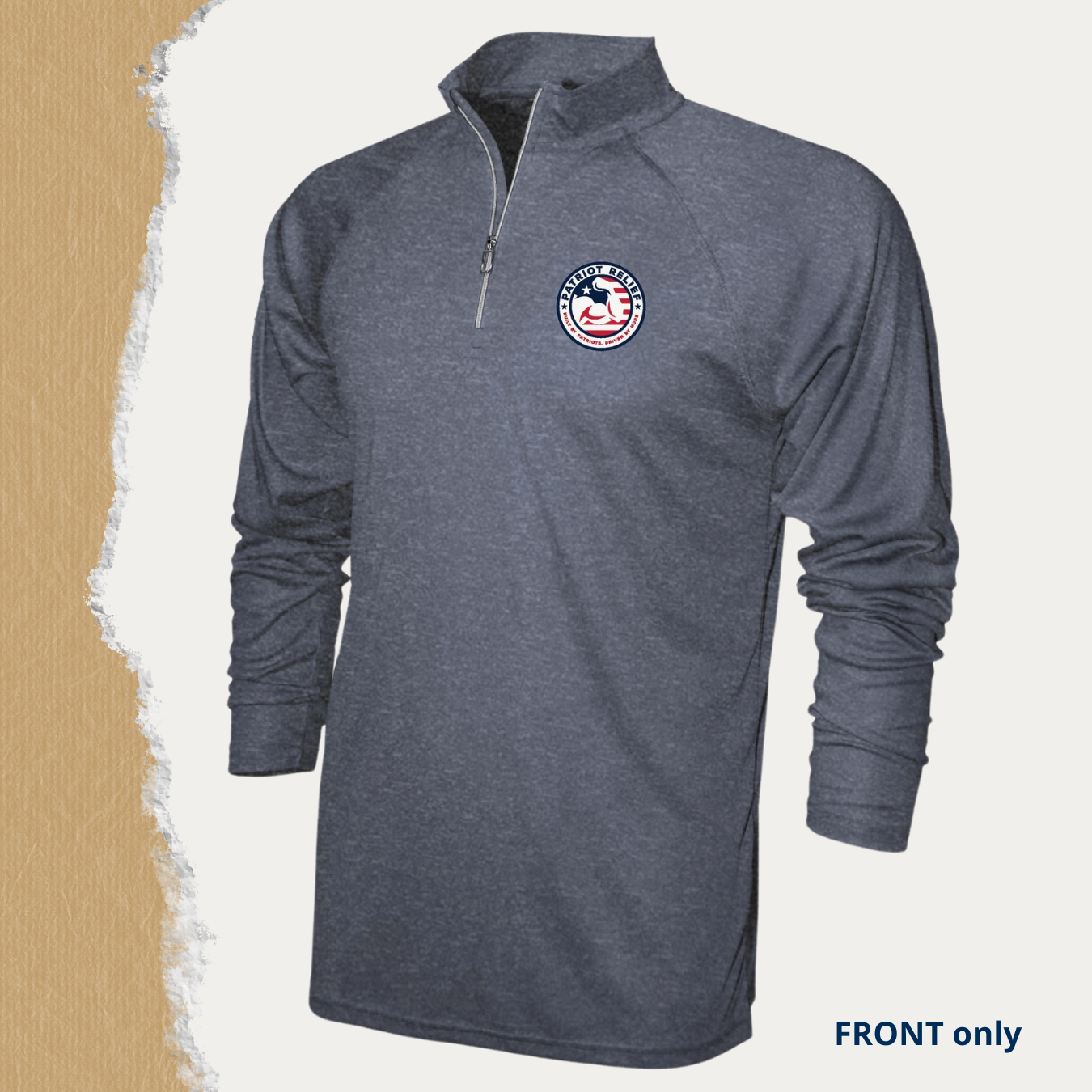 Patriot Relief Logo'd Performance Quarter Zip 1/4